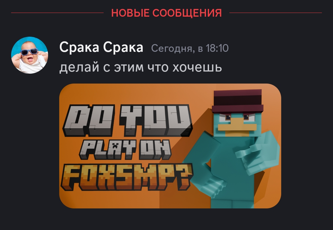Скриншот сервера Майнкрафт Fox Smp на java версия 1.21.4